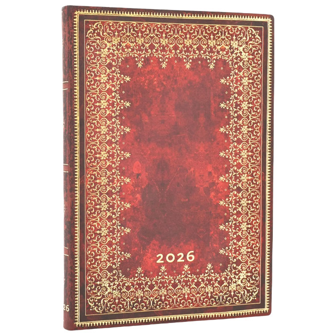 Planer tjedni 2026-12,5x17,5cm-midi horizontalni s gumicom Foiled Flexi Paperblanks FE0839-3 Cijena