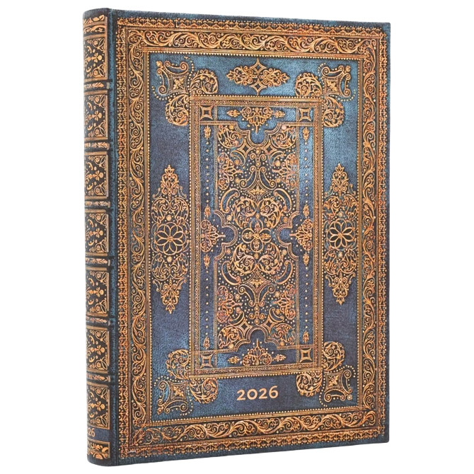 Planer dnevni 2026-13x18cm-midi s gumicom Blue Luxe Paperblanks DE0751-8 Cijena