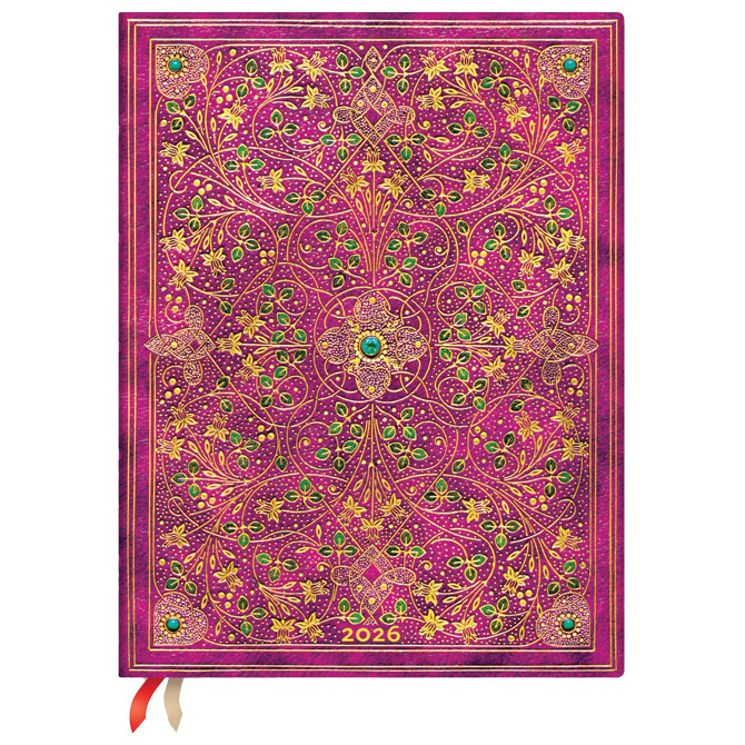 Planer tjedni 2026-18x23cm-ultra horizontalni s gum. Diamond Jubilee Paperblanks DE0799-0 Cijena