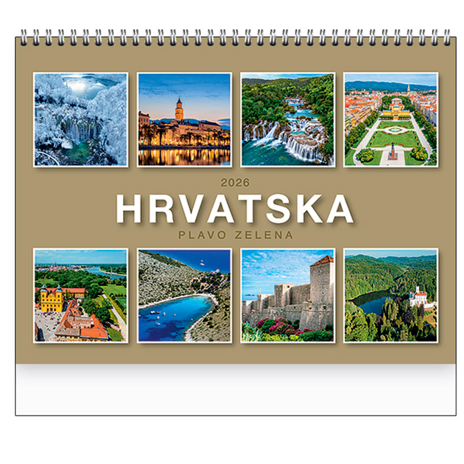 Kalendar “Plavo-zelena Hrvatska” spirala KAL Cijena