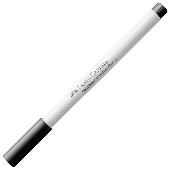 Marker permanentni dekorativni brush Faber Castell 161099 crni Cijena
