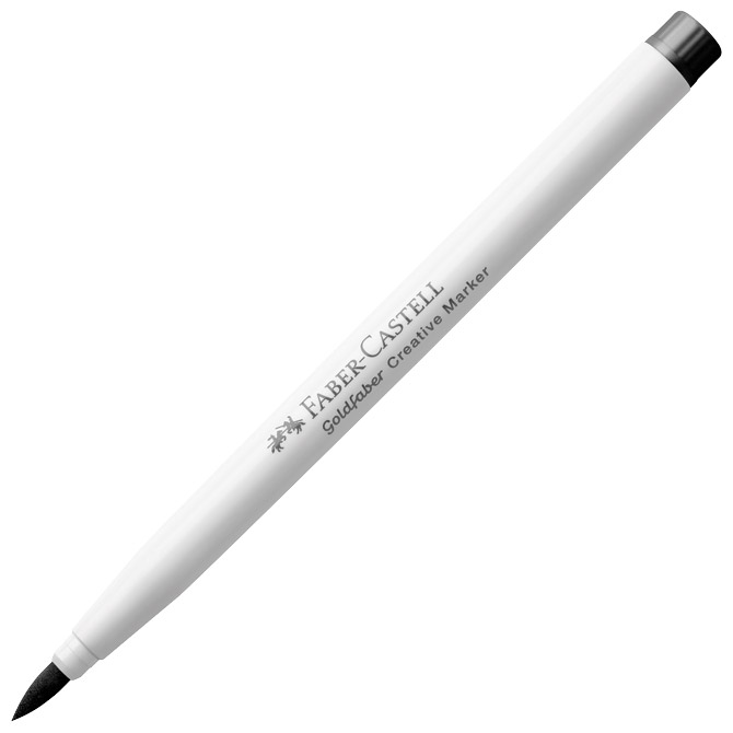 Marker permanentni dekorativni brush Faber Castell 161099 crni Cijena
