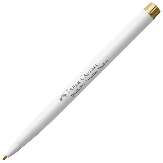 Marker permanentni dekorativni 1,5mm Metalic Faber Castell 161150 zlatni Cijena