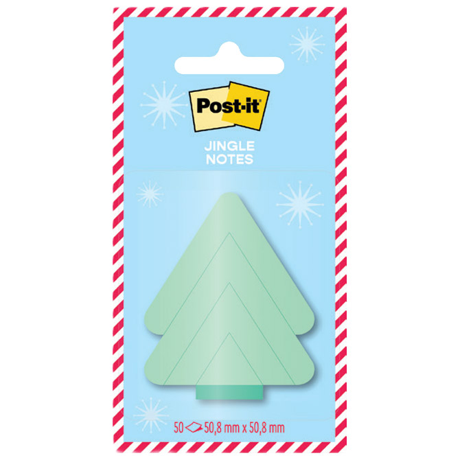 Blok samoljepljiv Božićni motivi  48.2x48.2mm 50L Post-it EMHOL25-JN 3M.sortirano blister Cijena