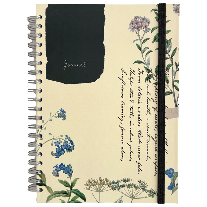 Blok kolegij A4 crte 120L s gumicom Botanical Marker 2435 Cijena