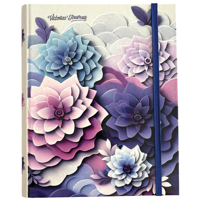 Blok kolegij B5 crte 96L s gumicom Flowers 2 Marker 1834 Cijena