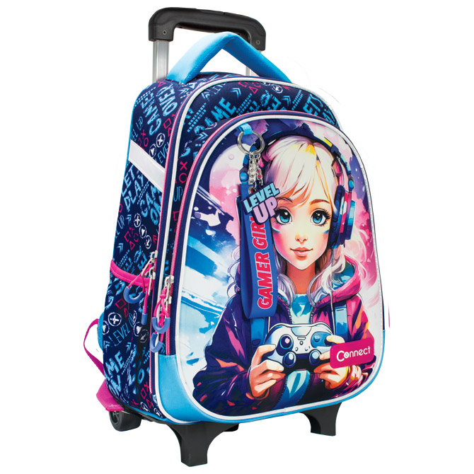 Ruksak školski s kotačićima XT Gamer Girl 26.Connect Cijena
