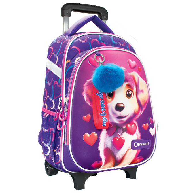 Ruksak školski s kotačićima XT Love Dog 26.Connect Cijena