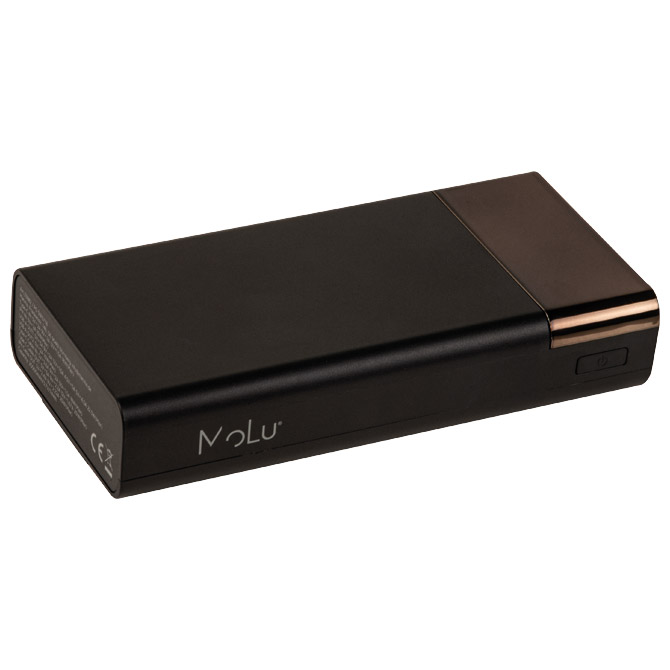 Punjač Powerbank 20000 mAh s funkcijom brzog punjenja MoLu Marbella 3982-03 crni Cijena
