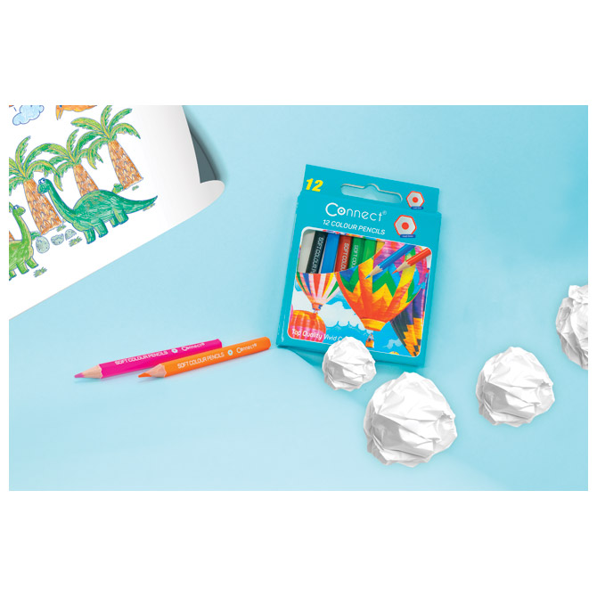 Boje drvene  12boja kratke Connect blister Cijena