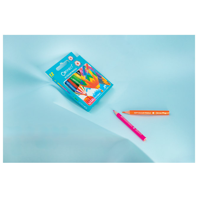 Boje drvene  12boja kratke Connect blister Cijena