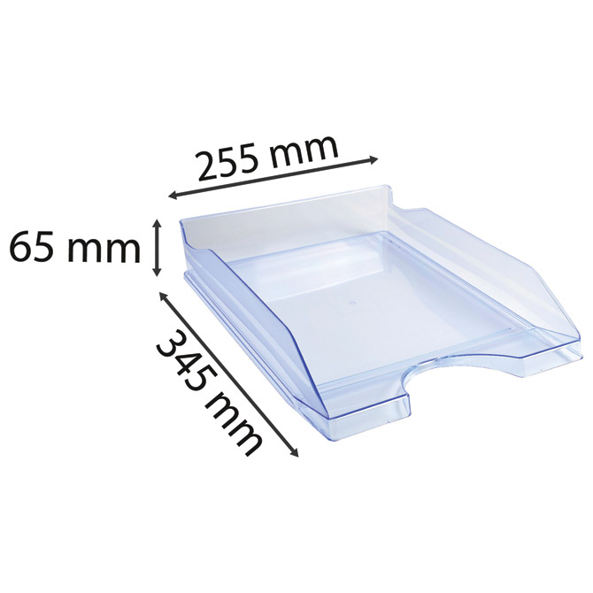 Ladica za spise Ecotray 12310D Fornax prozirno plava Cijena
