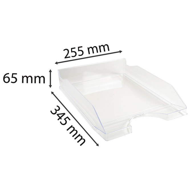 Ladica za spise Ecotray 12323D Fornax prozirna Cijena