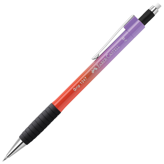 Olovka tehnička 0,7 mm grip 1347 Flow Faber Castell 134703 crveno-ljubičasta Cijena