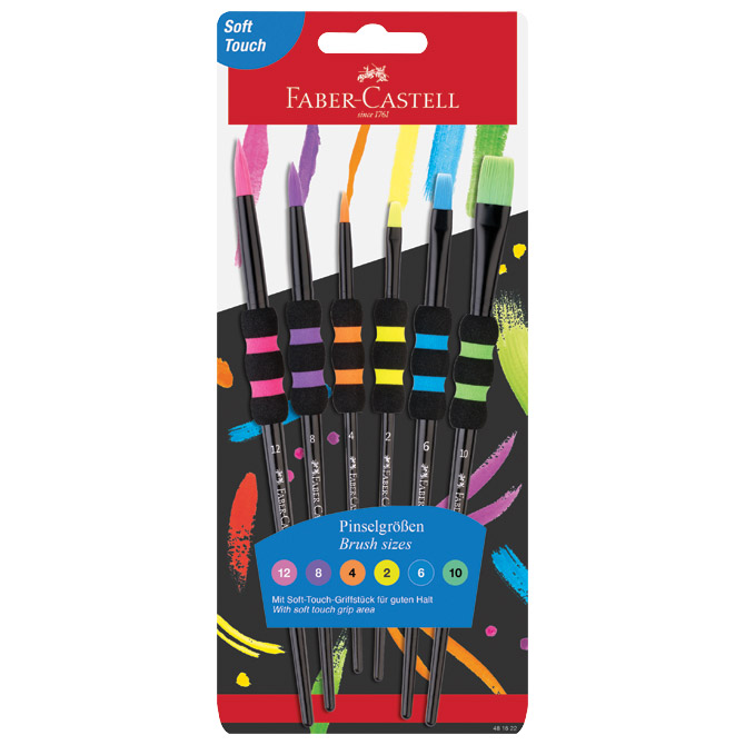 Set kistova od sintetičkih vlakana pk6 Faber Castell 481622 sortirano blister Cijena