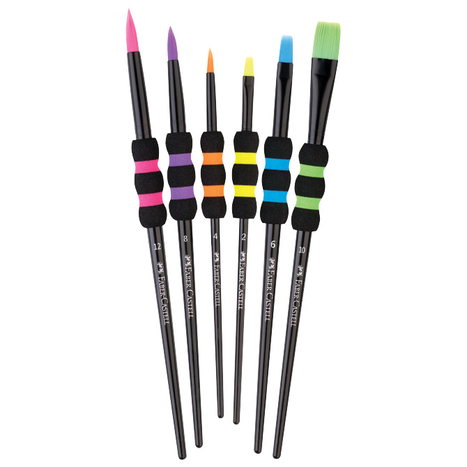 Set kistova od sintetičkih vlakana pk6 Faber Castell 481622 sortirano blister Cijena