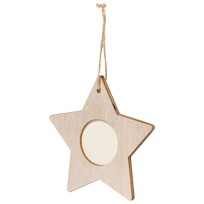 Ukras drveni zvijezda Makito 20116-01 natur Cijena