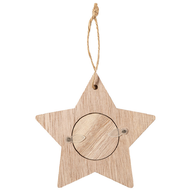 Ukras drveni zvijezda Makito 20116-01 natur Cijena