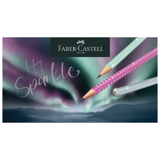 Olovka grafitna B Sparkle Faber Castell 118291 fuksija Cijena