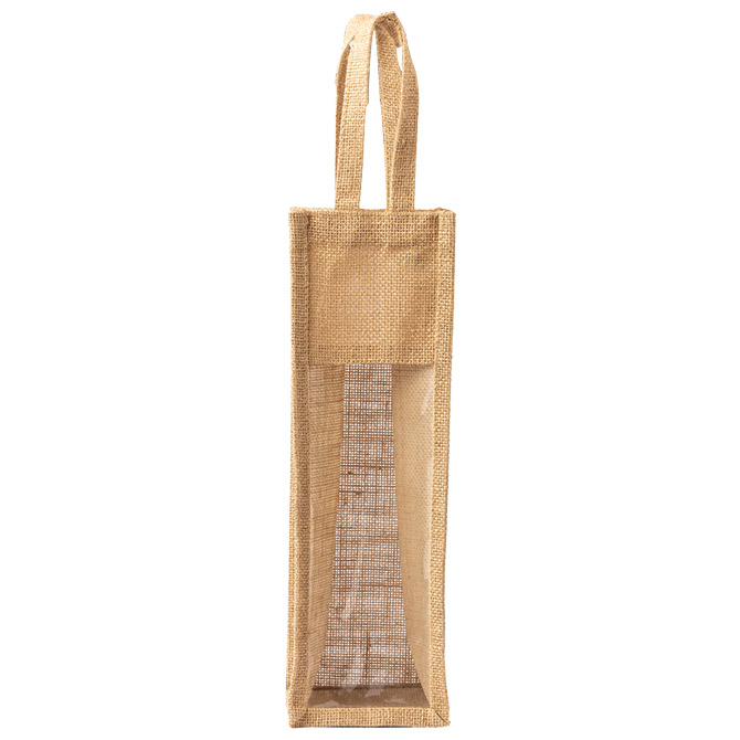 Vrećice za vino juta 10.5x35.5x10cm Makito 3480 s prozorčićem Cijena