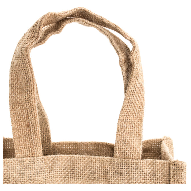 Vrećice za 2 vinske boce juta 20x34.5x10cm Makito 3481s dva prozorčića Cijena