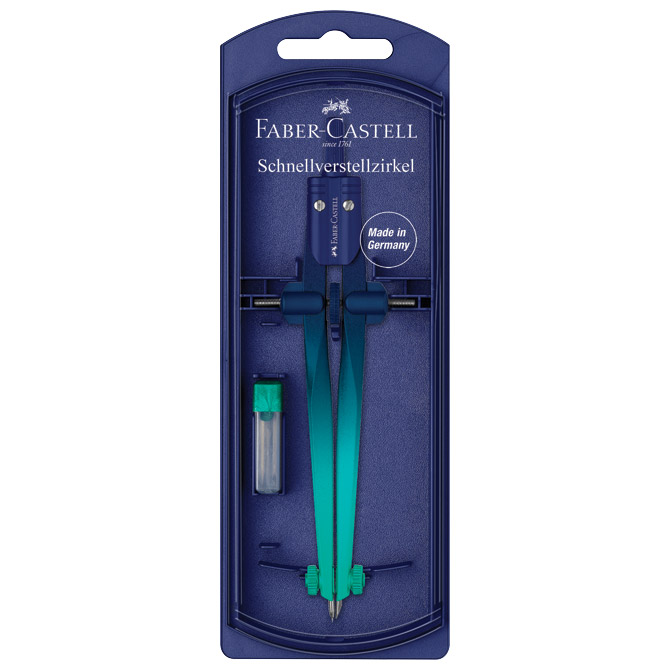 Šestar s preciznim podešavanjem+mine Stream Flow Faber Castell 1745 sort blister Cijena