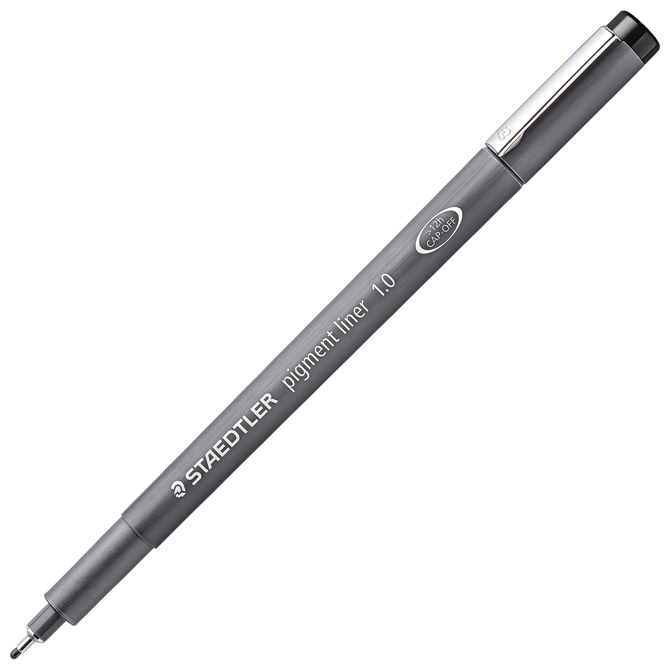 Flomaster za tehničko crtanje 1,0 mm pigment liner Staedtler 308 10-9 crni Cijena