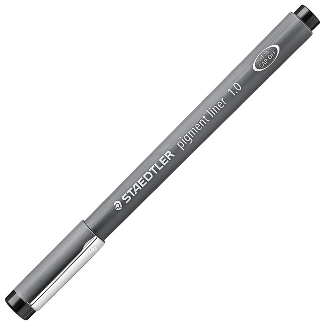 Flomaster za tehničko crtanje 1,0 mm pigment liner Staedtler 308 10-9 crni Cijena