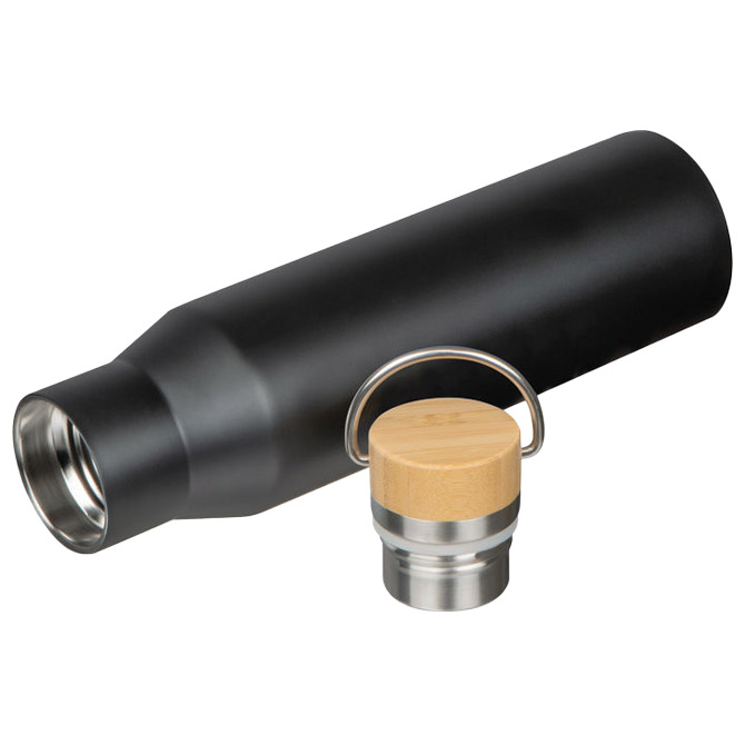 Boca termo metalna 550ml s drvenim poklopcem Macma 8389303 crna Cijena