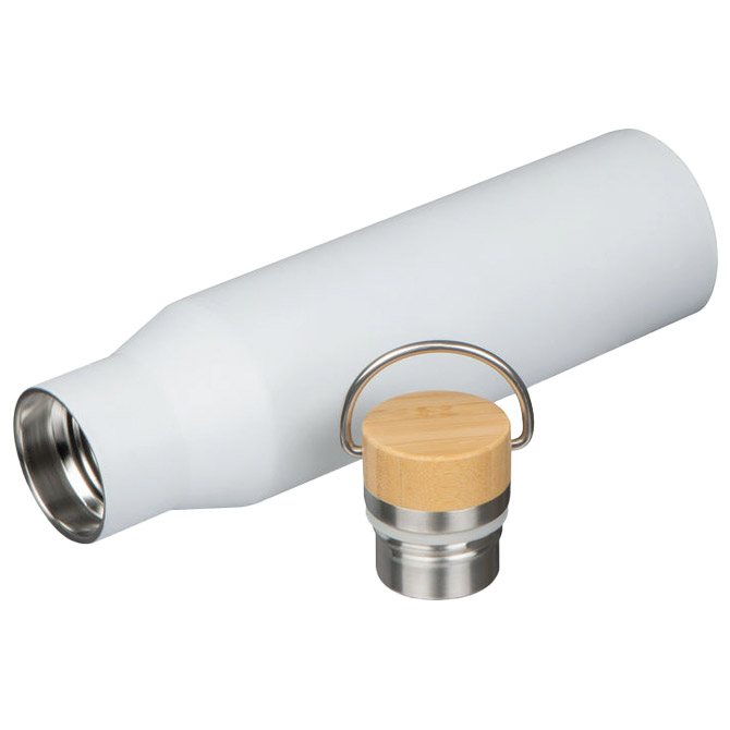 Boca termo metalna 550ml s drvenim poklopcem Macma 8389306 bijela Cijena