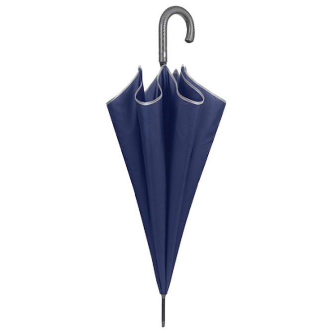 Kišobran automatik s plastičnom ručkom Golf Technology XXL Perletti 21822 plavi, reflektirajući rub Cijena