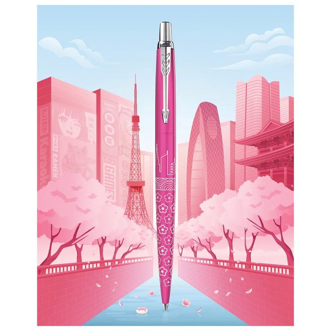 Olovka kemijska Jotter Parker Global Icon London 2221603 crvena Cijena