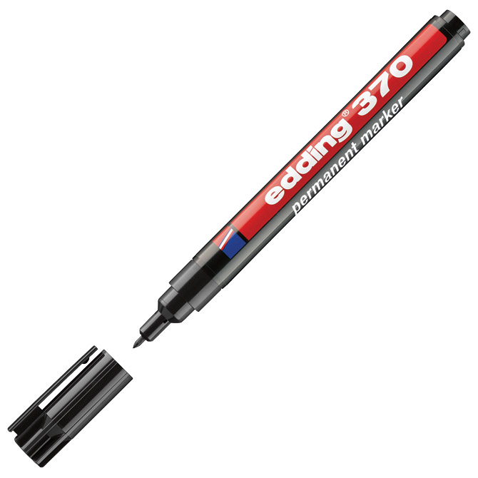 Marker permanentni 1 mm Edding 370 crni Cijena