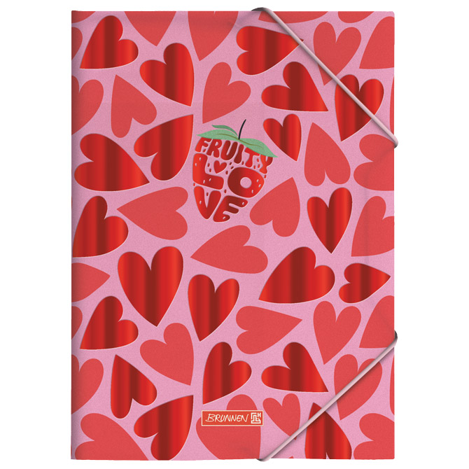 Fascikl klapna s gumicom pp A4 Fruity Love Brunnen 10-41604 522 Cijena