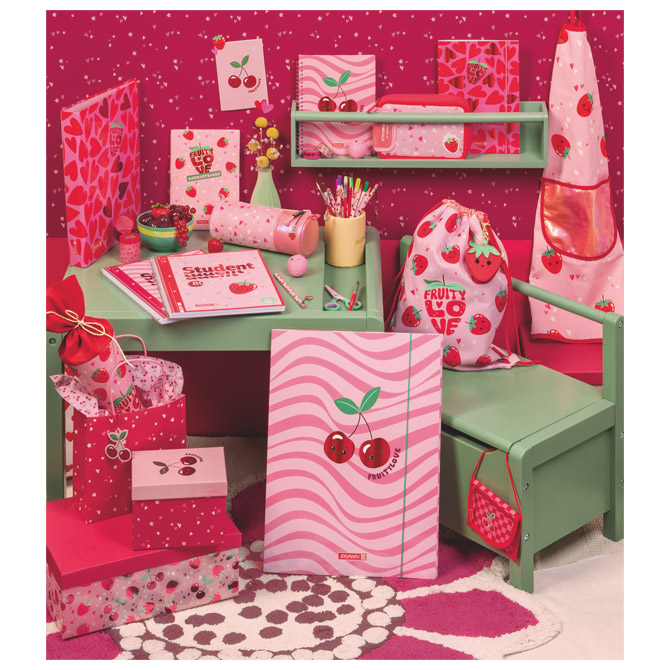 Bojanka B5 16L+naljepnice Fruity Love Brunnen 10-48124 522 Cijena