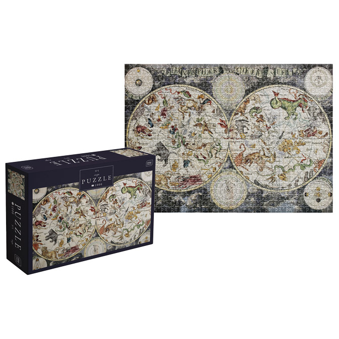 Puzzle 1000 kom Map 1 Interdruk Cijena