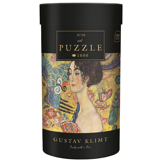 Puzzle 1000 kom tuba ART.10 Gustav Klimt “Lady with a fan” Interdruk Cijena