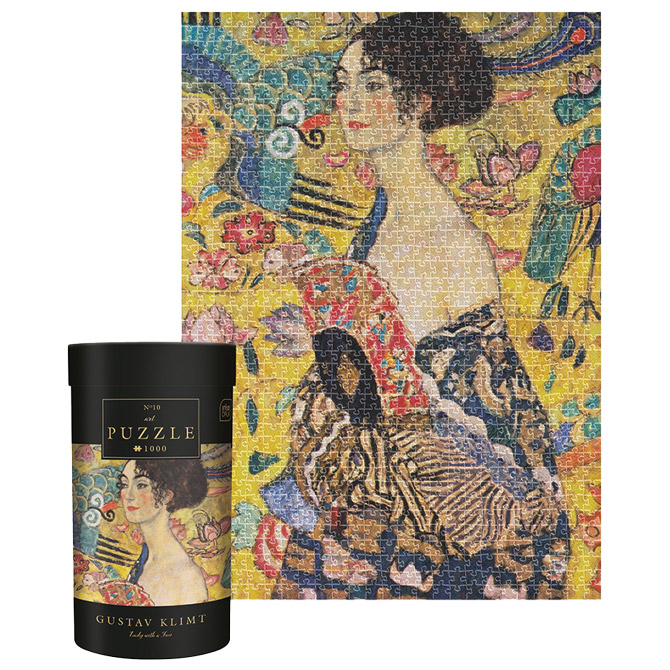 Puzzle 1000 kom tuba ART.10 Gustav Klimt “Lady with a fan” Interdruk Cijena