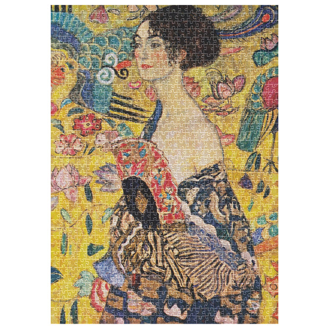 Puzzle 1000 kom tuba ART.10 Gustav Klimt “Lady with a fan” Interdruk Cijena