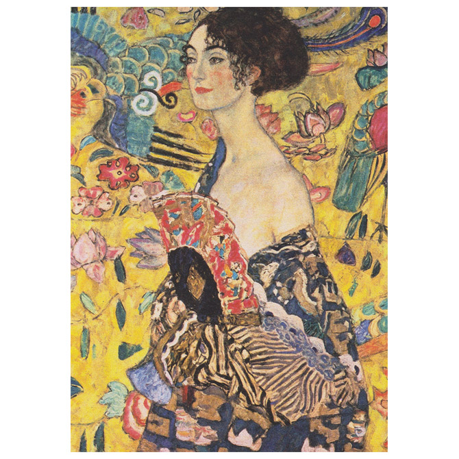 Puzzle 1000 kom tuba ART.10 Gustav Klimt “Lady with a fan” Interdruk Cijena