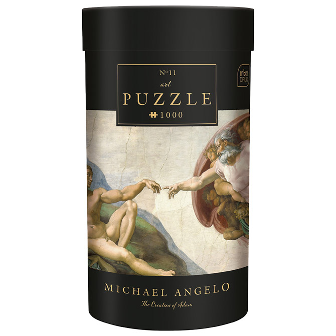 Puzzle 1000 kom tuba ART.11 Michelangelo “Creation of Adam (Sistine chapel)” Interdruk Cijena