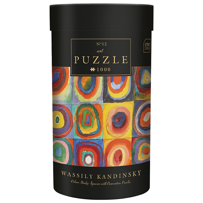 Puzzle 1000 kom tuba ART.12 Wassily Kandinsky “Squares with concentric circles” Interdruk Cijena