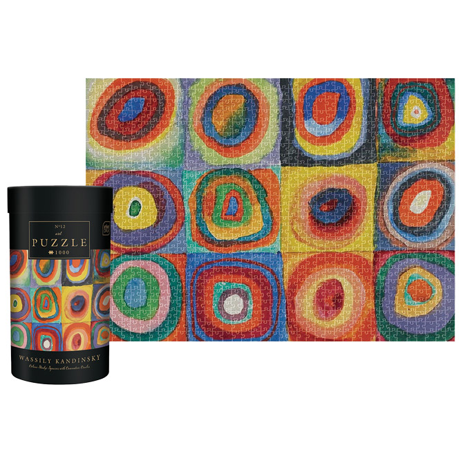 Puzzle 1000 kom tuba ART.12 Wassily Kandinsky “Squares with concentric circles” Interdruk Cijena