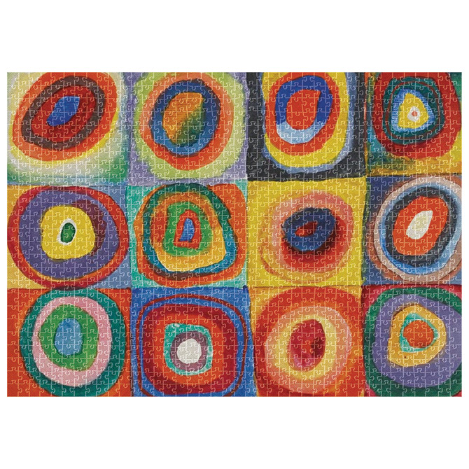 Puzzle 1000 kom tuba ART.12 Wassily Kandinsky “Squares with concentric circles” Interdruk Cijena