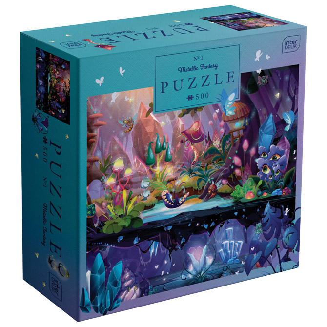 Puzzle 500 kom Metallic Fantasy “Magic forest” Interdruk Cijena