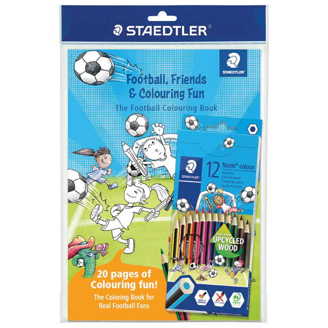 Boje drvene 12boja Noris colour+bojanka “Nogomet” Staedtler 185 SET10 blister Cijena
