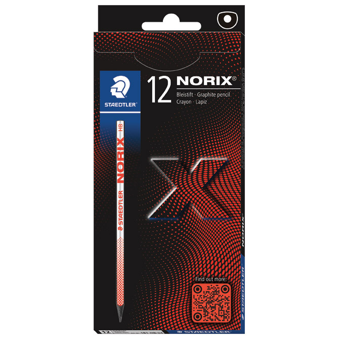 Olovka grafitna HB Norix Staedtler 181 HB-24 crvena Cijena