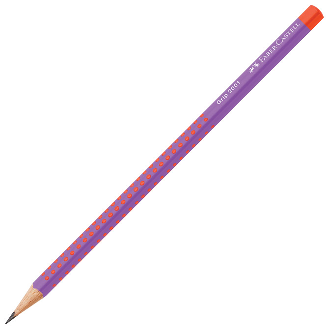 Olovka grafitna B Grip 2001 Flow Faber-Castell 117003 svijetloplava-svijetloroza Cijena