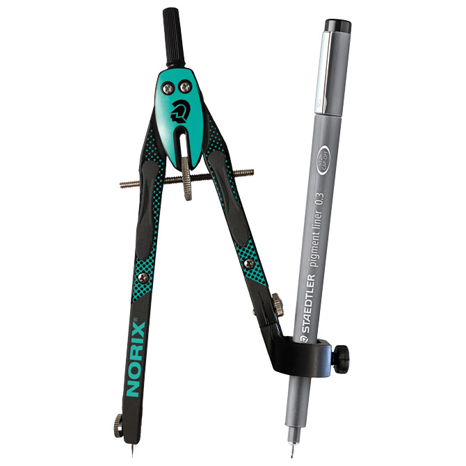 Šestar s preciznim podešavanjem Norix Staedtler 555 01-54 zeleni blister Cijena