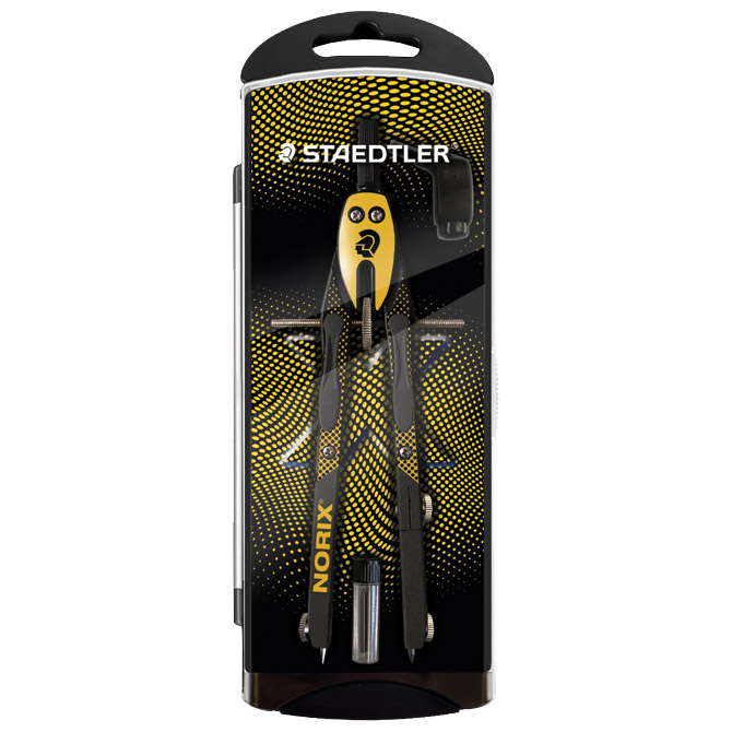 Šestar s preciznim podešavanjem Norix Staedtler 555 01-1 žuti blister Cijena